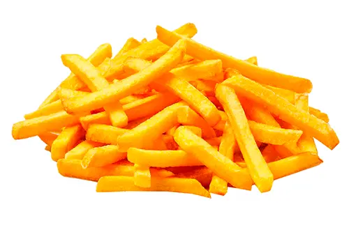 Caja de papas fritas de Dr. Papa