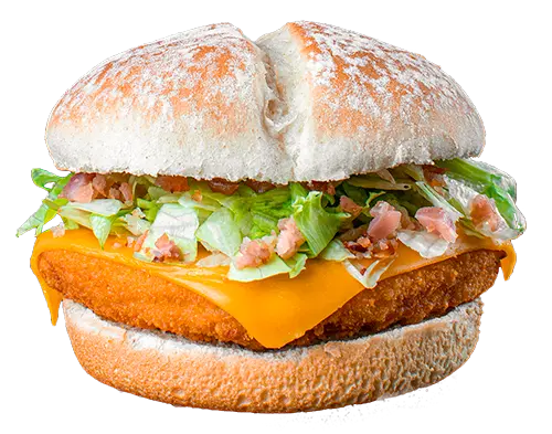 Hamburguesa Dr. Crispy con papas de Dr. Papa